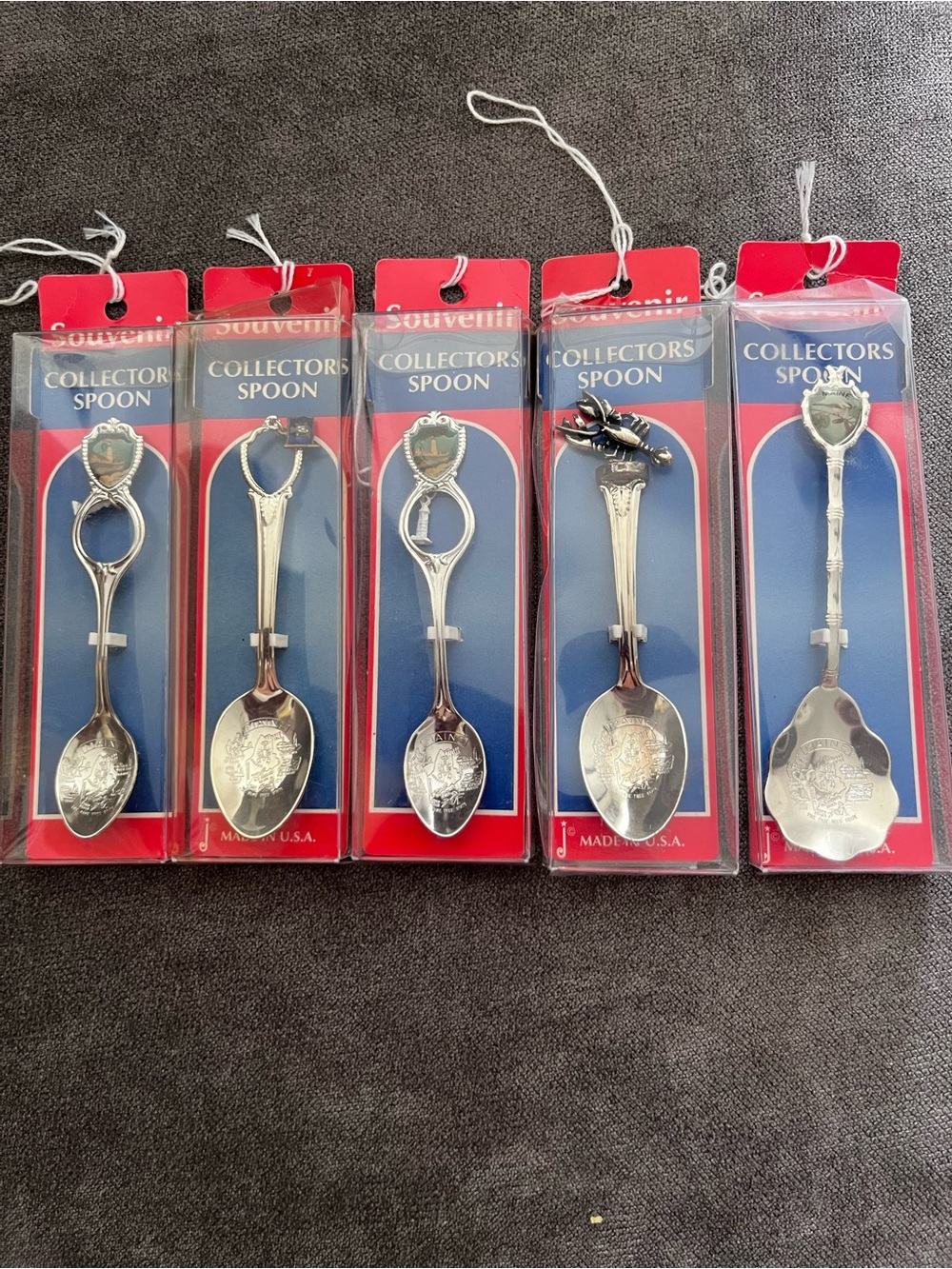 Collectors Spoons - Maine themed